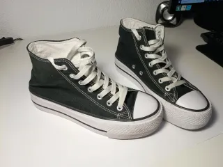 Zapatillas altas negras con plataforma