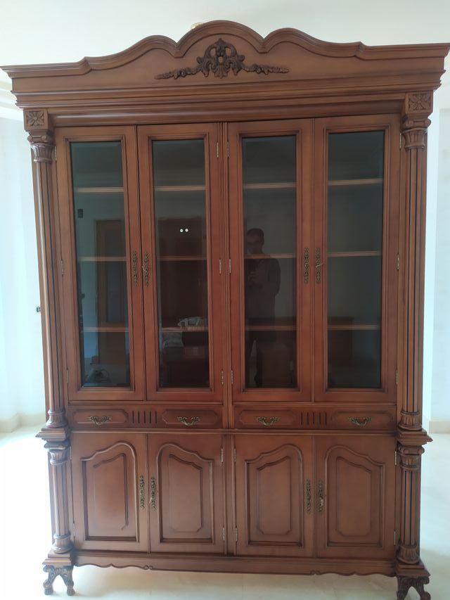 Vitrina expositora clásica madera