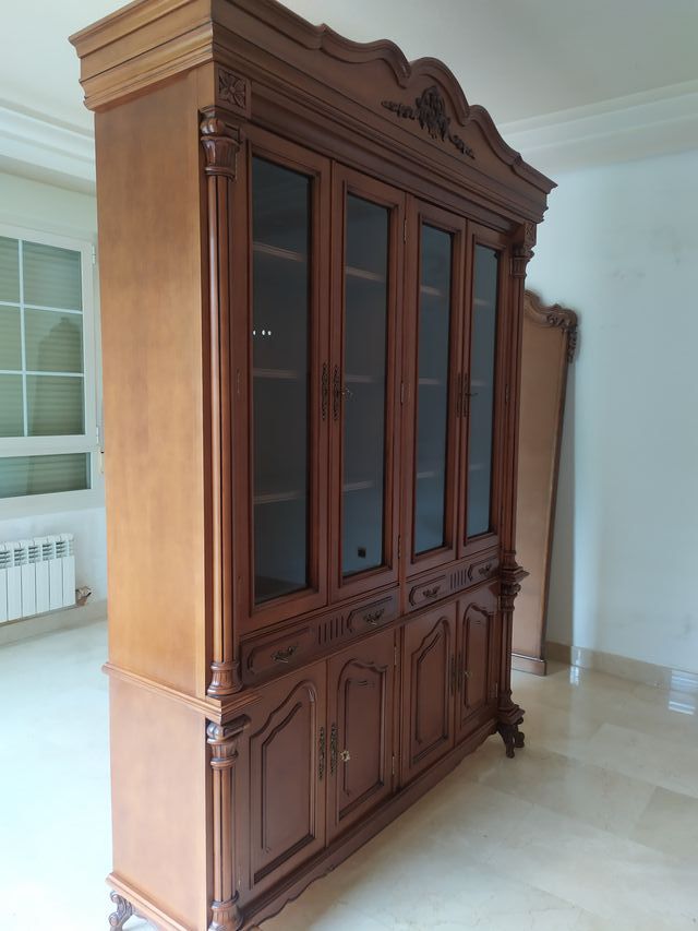 Vitrina expositora clásica madera