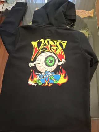 Sudadera Vans Negra Niño