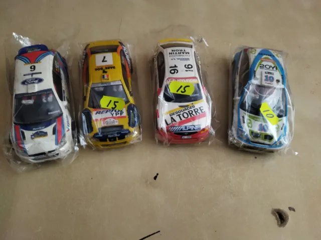 4 Coches Slot Scalextric Ninco Carrera SCX Exin