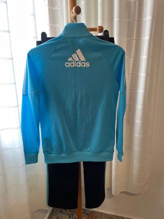 Chándal Adidas niña azul y negro 14-15 año 170cm
