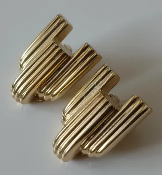 Pendientes Pierre Balmain Vintage Dorados