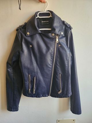 Chaqueta Stradivarius Azul Talla S