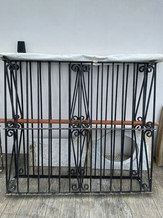 Reja de hierro forjado