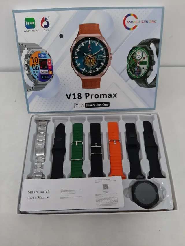 Smartwatch V18 Promax Tyer 7 en 1