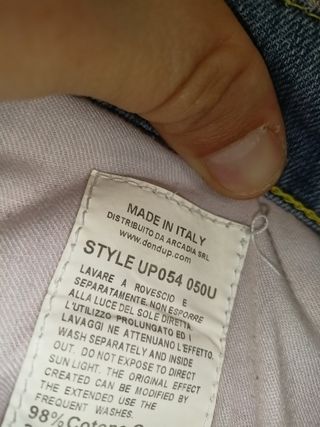 Dondup Jeans Uomo Vintage Baggy Fit 33