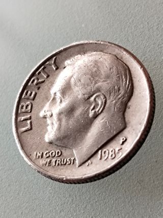 Moneda 10 Céntimos USA 1985