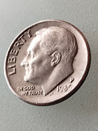Moneda 10 Céntimos USA 1985
