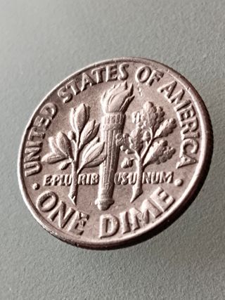 Moneda 10 Céntimos USA 1985
