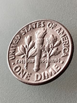 Moneda 10 Céntimos USA 1985