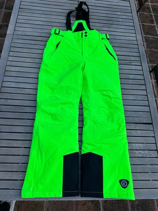 Pantalones de esquí neón con tirantes - Killtec