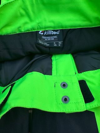 Pantalones de esquí neón con tirantes - Killtec