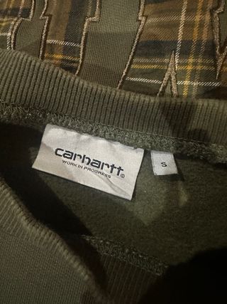 Sudadera Carhartt WIP Sweat Wiles Verde Oliva