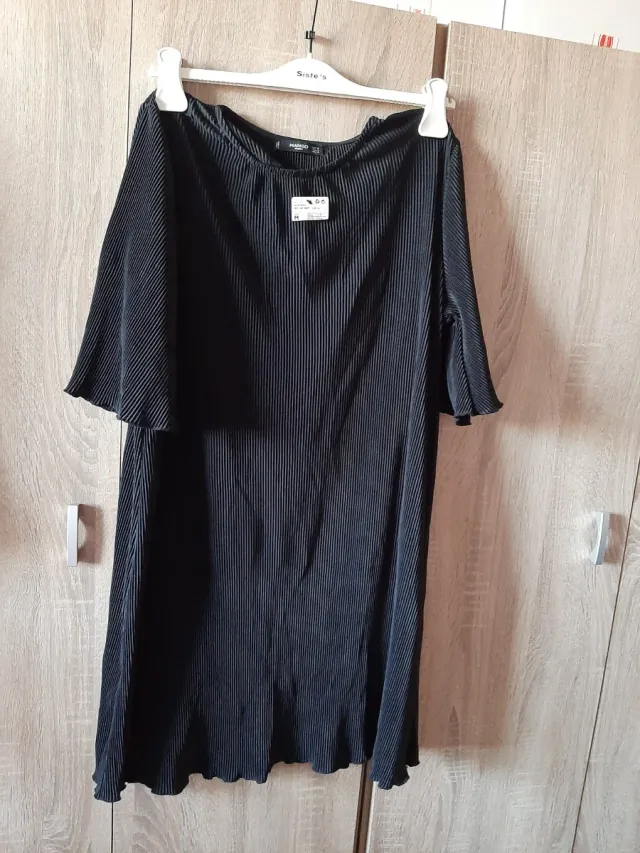 Vestido plisado micro talla M