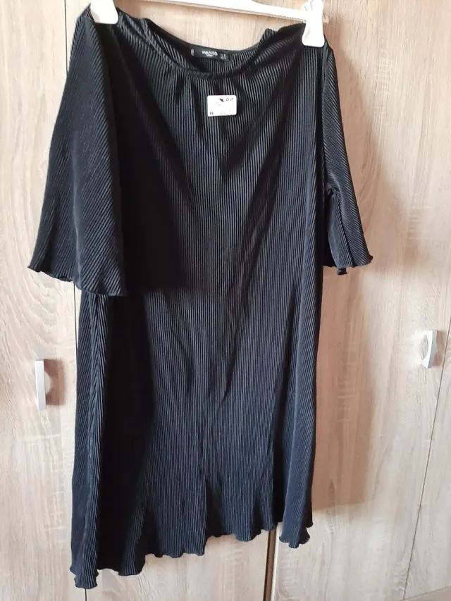 Vestido plisado micro talla M