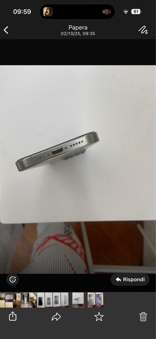 iPhone 15 Pro 256GB Titanio Naturale