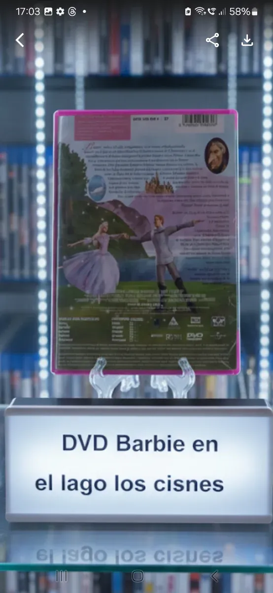 Barbie en el Lago de los Cisnes DVD