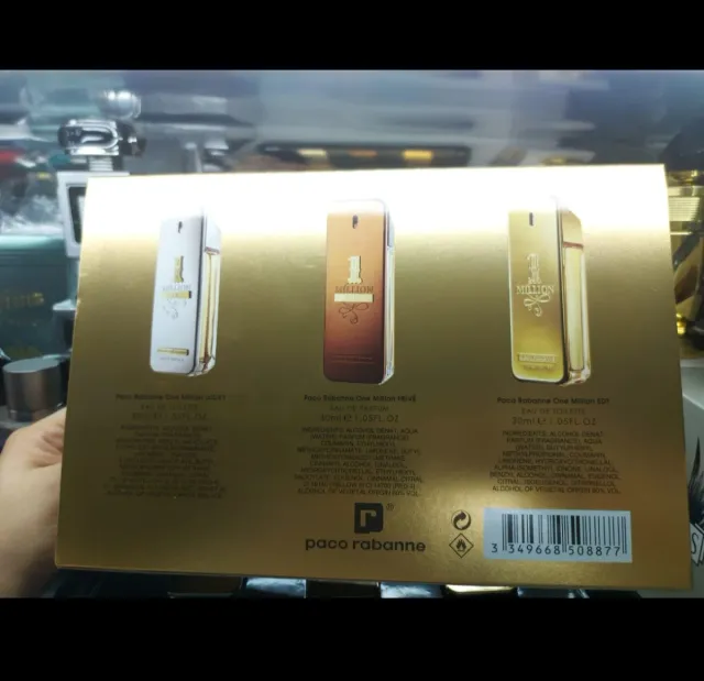 Pack 3 Perfumes 1 Million 30ml