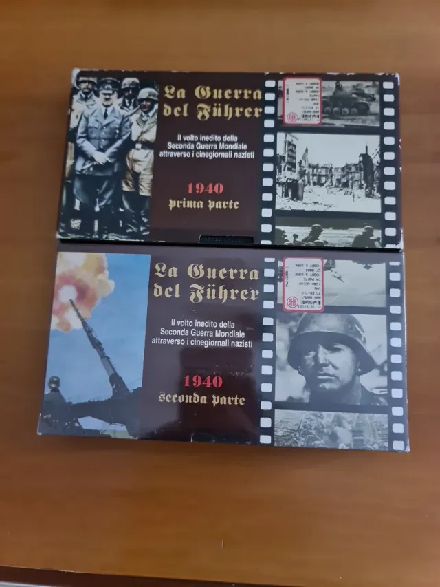 Lotto 10 VHS La Guerra del Führer Documentari