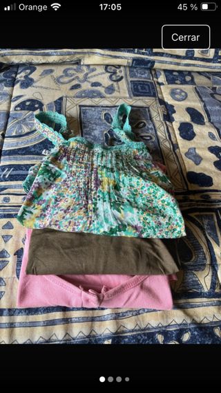Lote 3 camisetas tirantes 