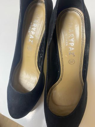 Zapatos tacon negro