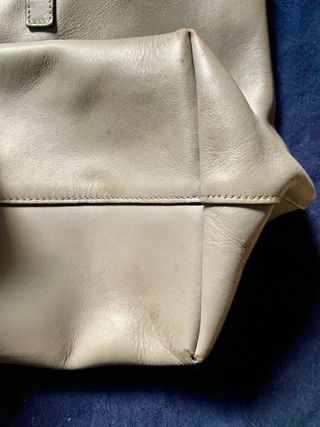 Bolso Tote Prada Gris Piel