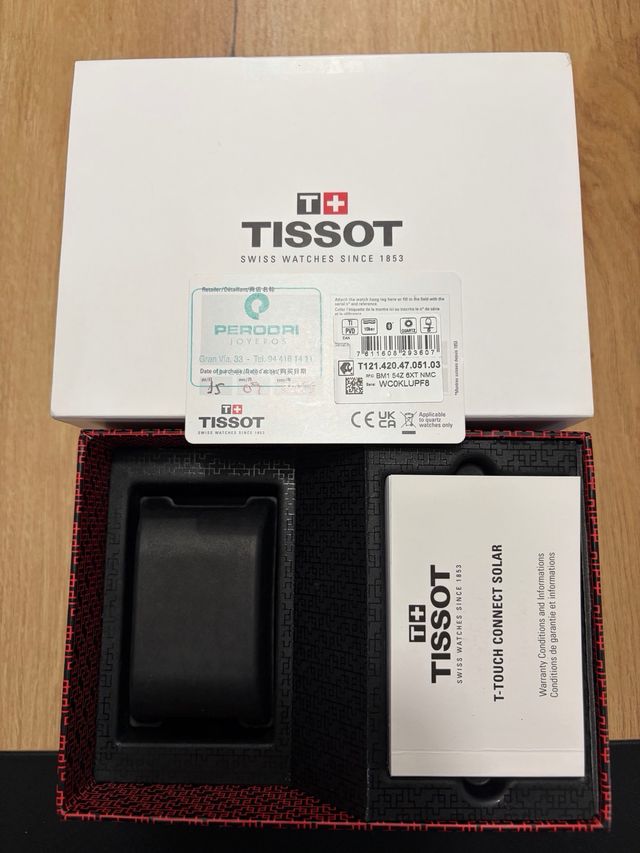 Reloj Tissot T-Touch Connect Solar Negro