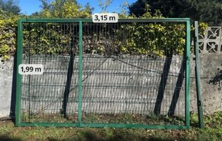 Portal de hierro reforzado 3,15m x 1,99m