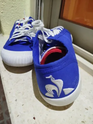 Zapatillas Le Coq Sportif Azul y Blanco