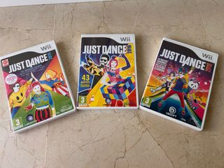 Juegos Wii Just Dance 2015, 2016 y 2018