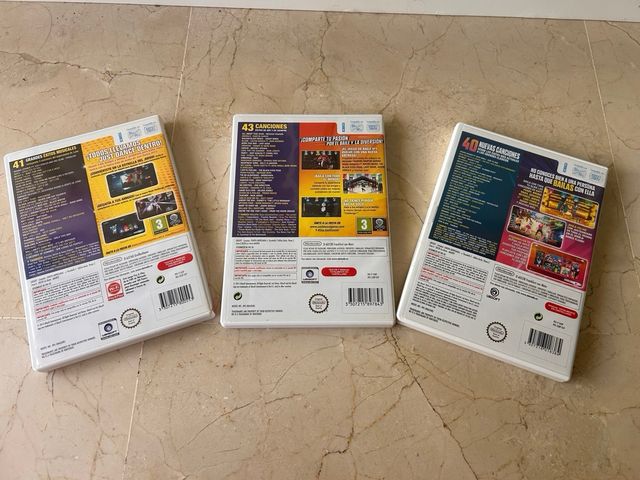 Juegos Wii Just Dance 2015, 2016 y 2018