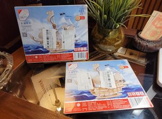 2 Pz.Puzzle The Götheborg Ship Puzzle 3D in legno 