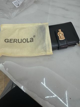 Portafogli donna nero similpelle