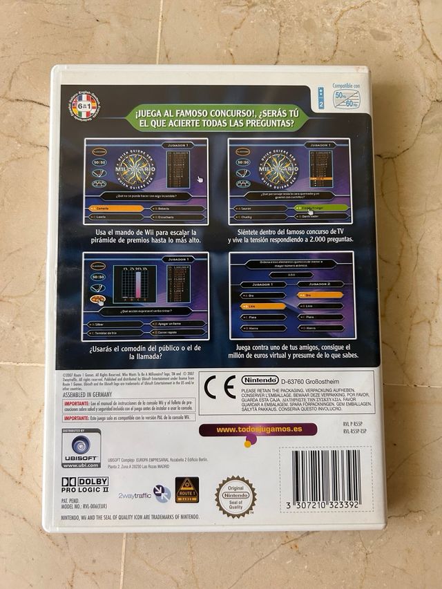 Juego Quién Quiere Ser Millonario,Monopoly y Sport