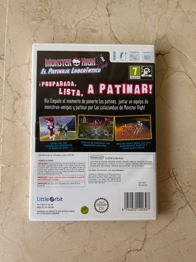 Juego Wii Monster High y Heatsheeker