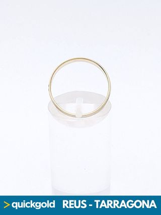 035-01-00485 ALIANZA ORO BICOLOR 18K LISAT14/54 