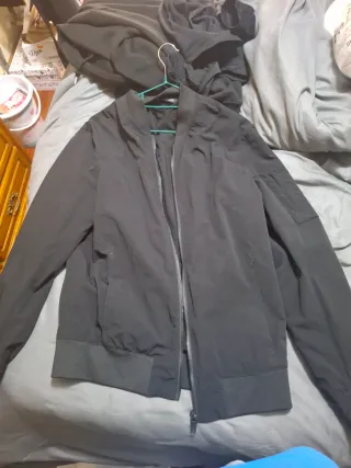 Chaqueta Zara Negra Hombre de entretiempo