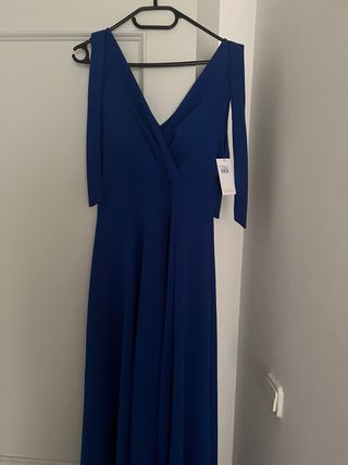 Vestido azul nuevo con etiqueta