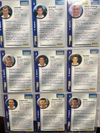 Colección cromos Real Madrid 2003-2004