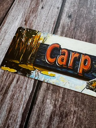 CARTEL PESCA CARPFISHING RETRO
