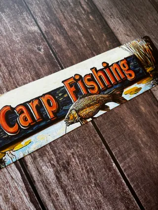 CARTEL PESCA CARPFISHING RETRO
