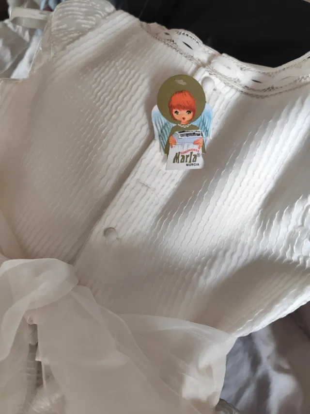 Vestido de Comunión Blanco Nuevo Talla 8