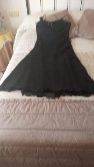 Vestido fiesta negro talla M