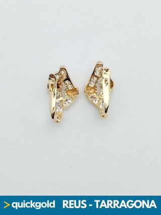 035-04-00498 PENDIENTES ORO DE 18K NUDO