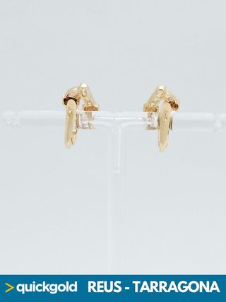035-04-00498 PENDIENTES ORO DE 18K NUDO