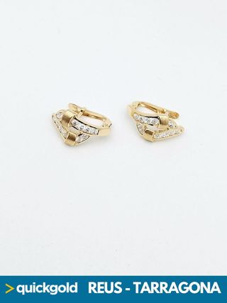 035-04-00498 PENDIENTES ORO DE 18K NUDO