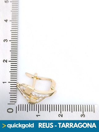 035-04-00498 PENDIENTES ORO DE 18K NUDO