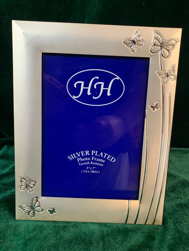 MARCO CHAPADO EN PLATE CON DECORACIÓN