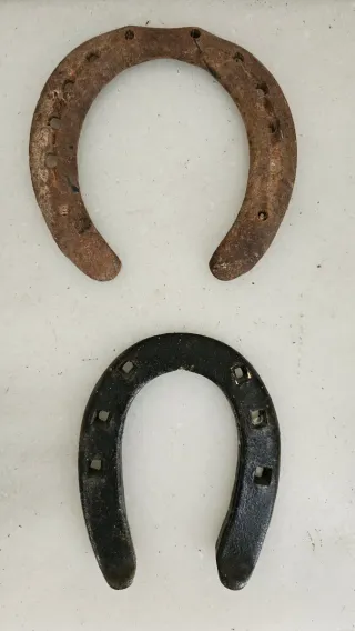 Lote 10 Herraduras Antiguas Caballo